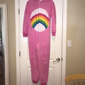 Care bear onesie zip up
